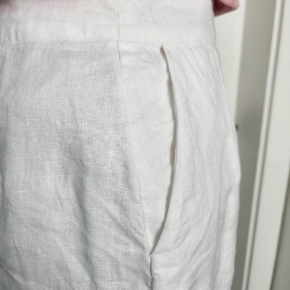Assembly Label White Linen Skirt - Picture 3 of 14